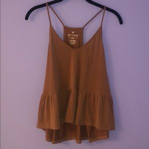 American Eagle Peplum Tank